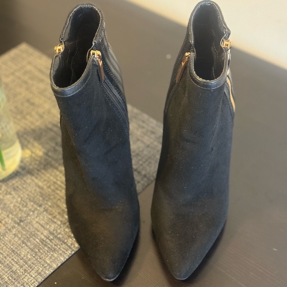 Sergio Bari Black and gold high heel Booties - Picture 4 of 7